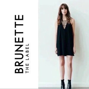 BNWT Brunette  the label women’s Helena black dress size S/M
